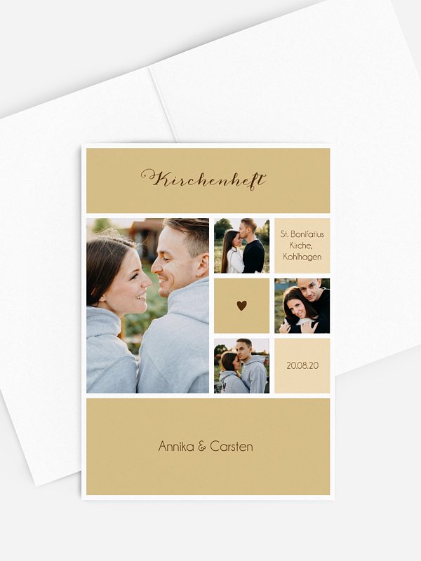 Kirchenheft Hochzeit Mit Herz