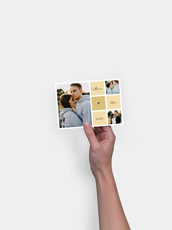 Save-the-Date Karte Mit Herz