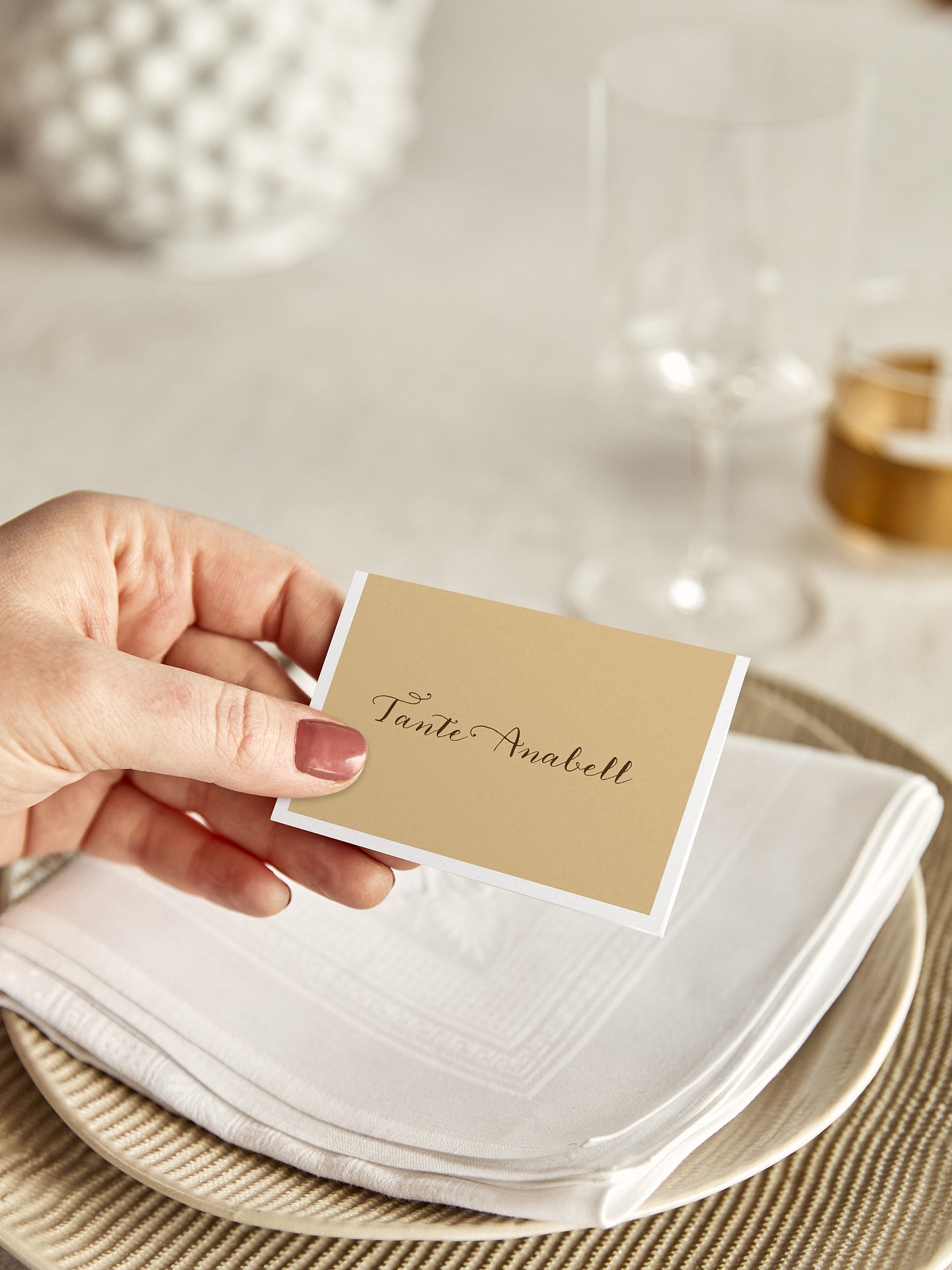 Tischkarte Hochzeit Mit Herz