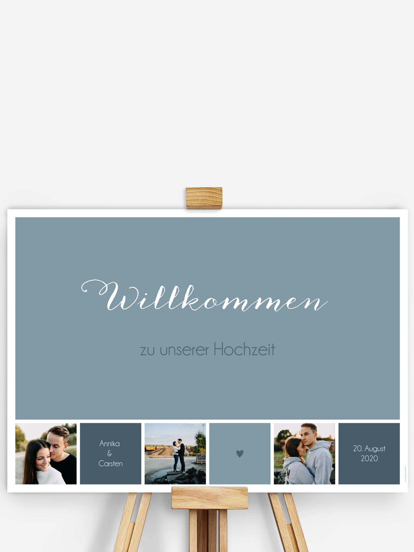 Willkommensschild Mit Herz