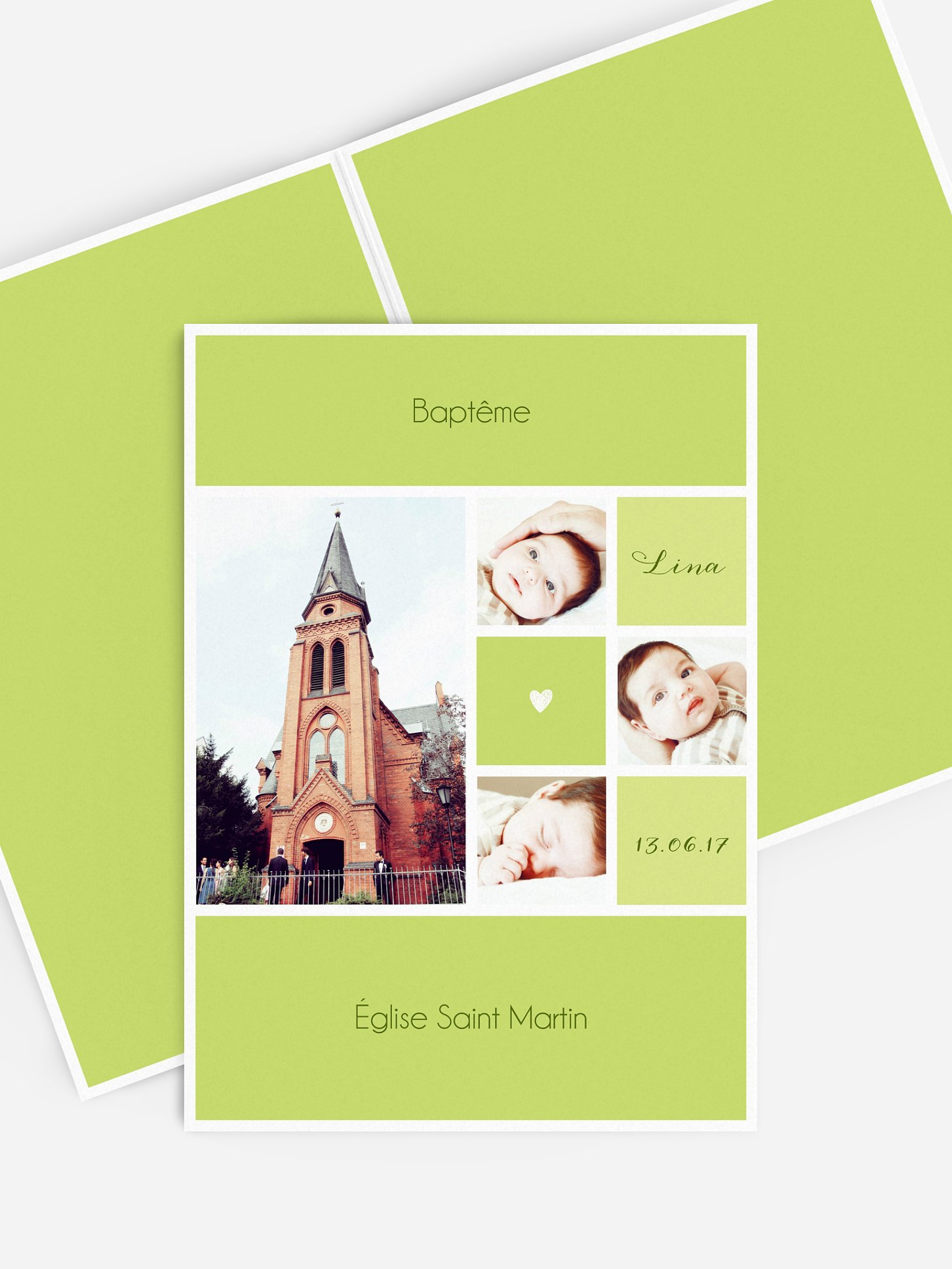 Livret de messe baptême Idylle