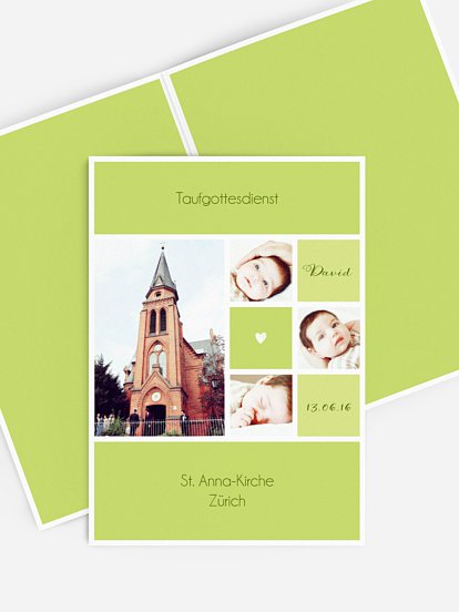 Kirchenheft Taufe Mit Herz