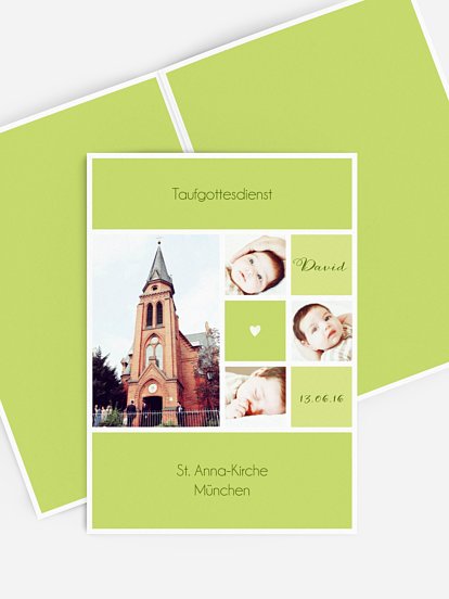 Kirchenheft Taufe Mit Herz