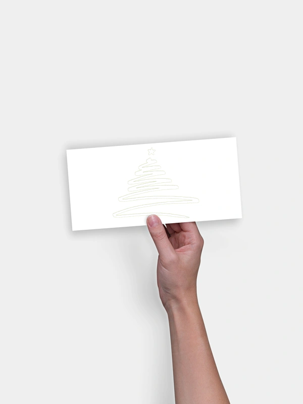 Geschäftliche Weihnachtskarte Christmas Art