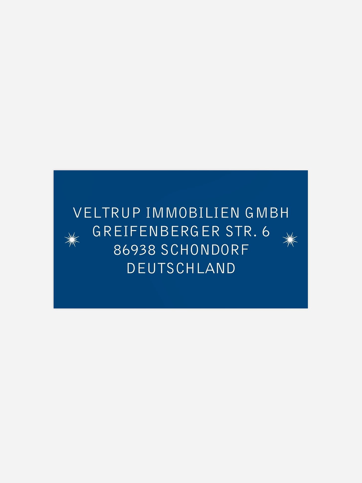 Empfängeraufkleber geschäftl. Weihnachten Schwungvoll Premium