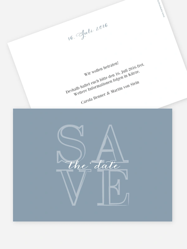 Save-the-Date Karte Forever Love