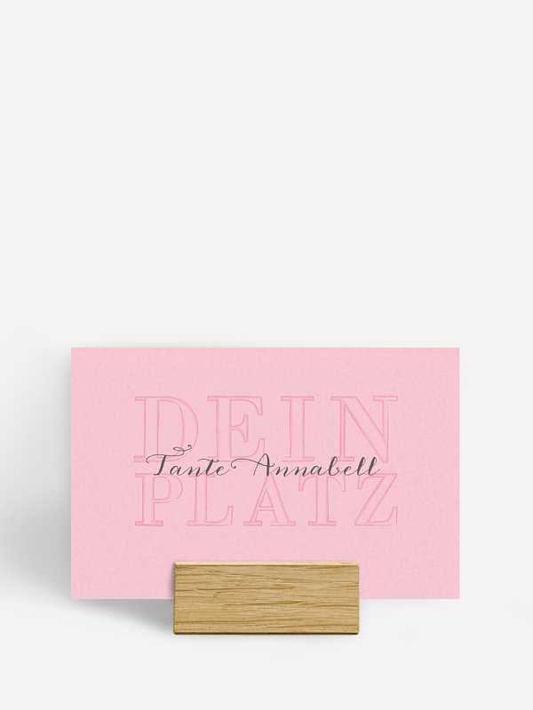 Tischkarte Hochzeit Forever Love