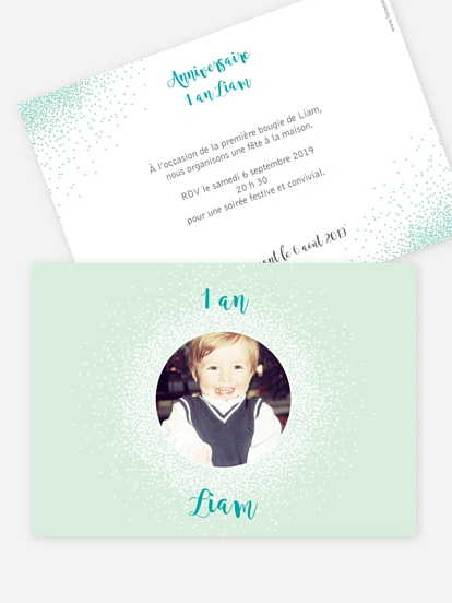 Cartes D Invitation Anniversaire Enfant Personnalisable