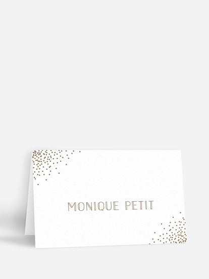 marque-place anniversaire Scintillant