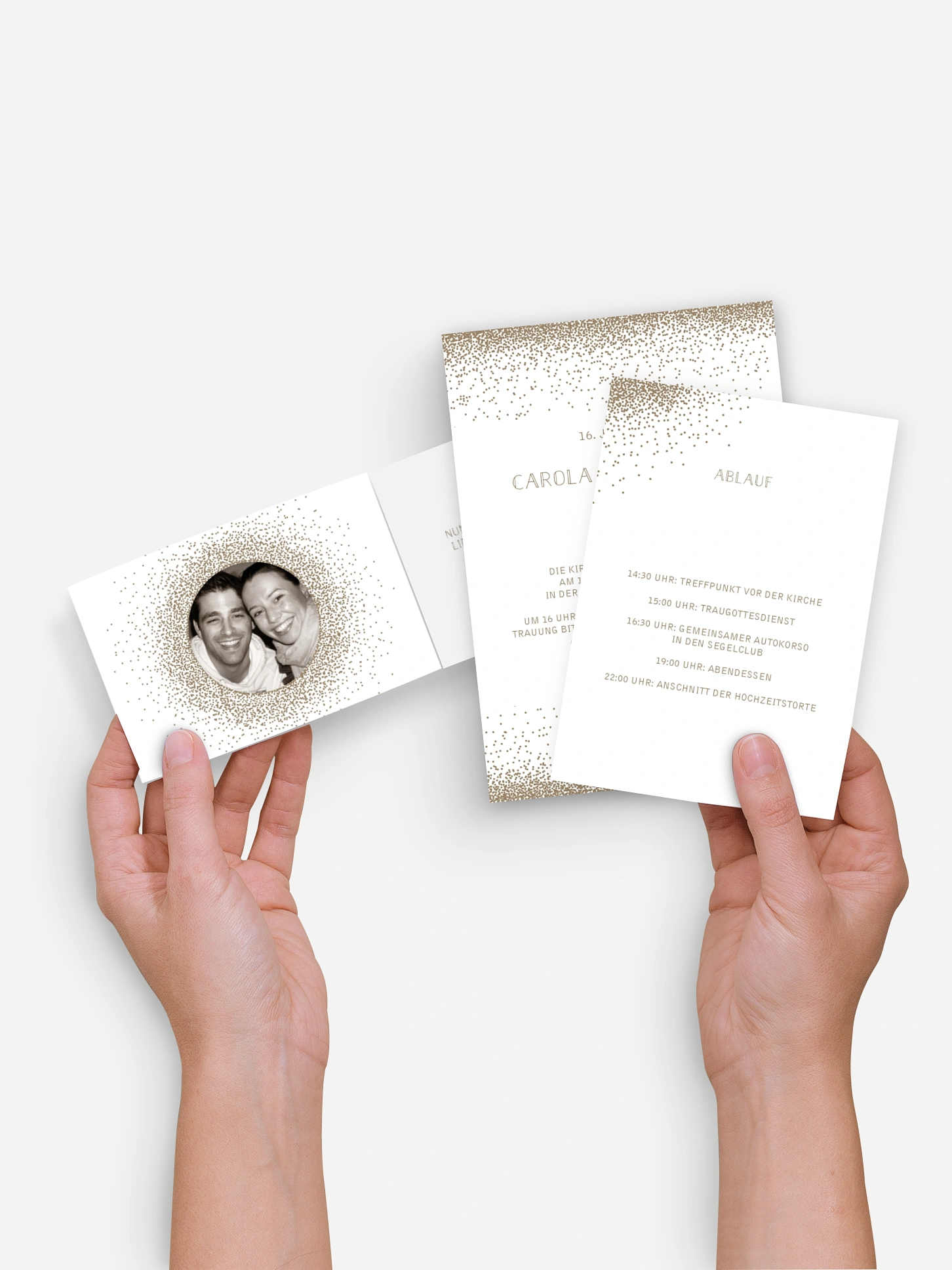 Hochzeitseinladung Glanzvoll