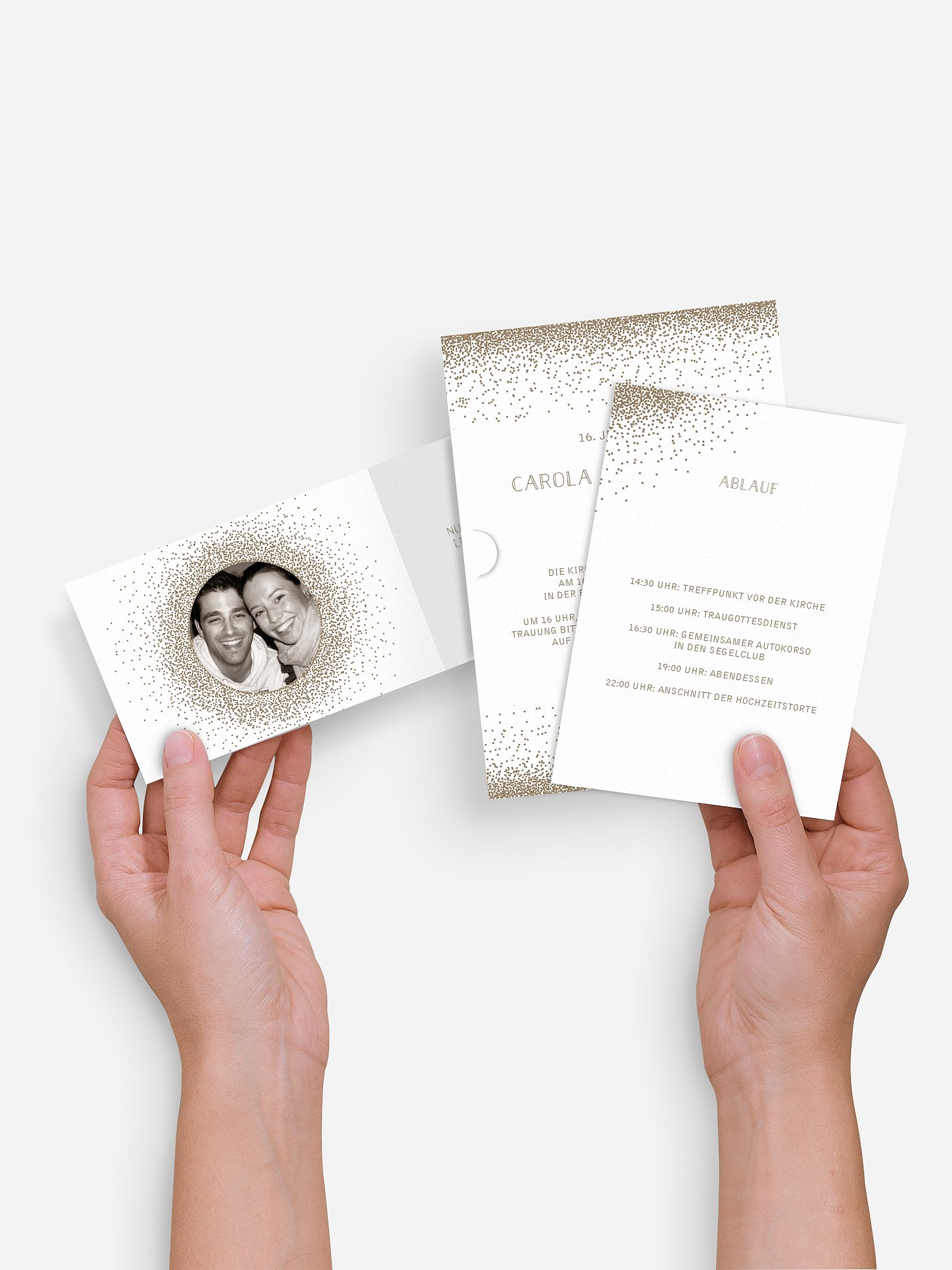 Hochzeitseinladung Glanzvoll