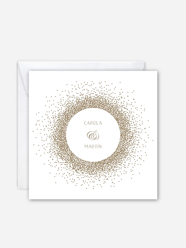 Hochzeitseinladung Glanzvoll