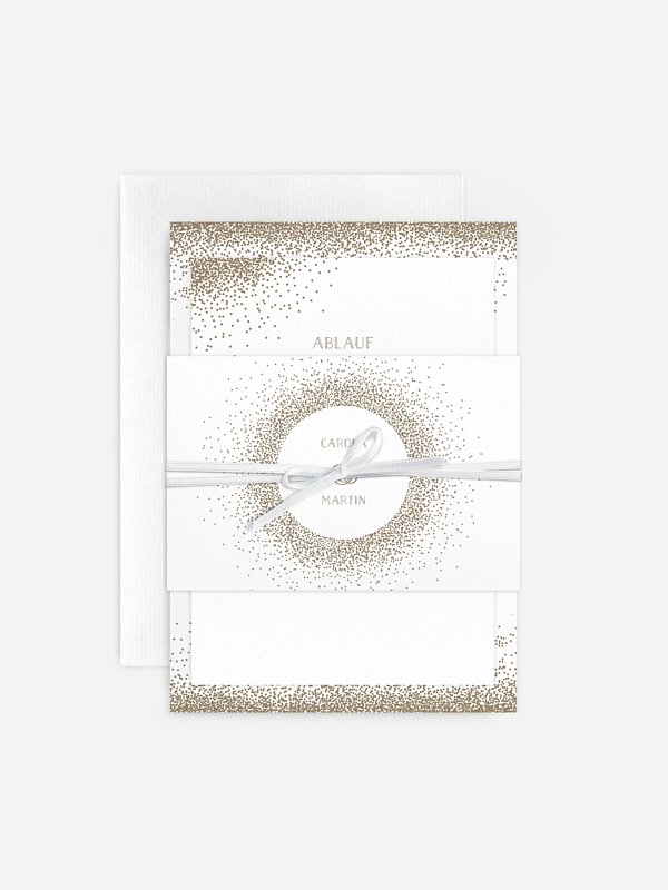 Hochzeitseinladung Glanzvoll