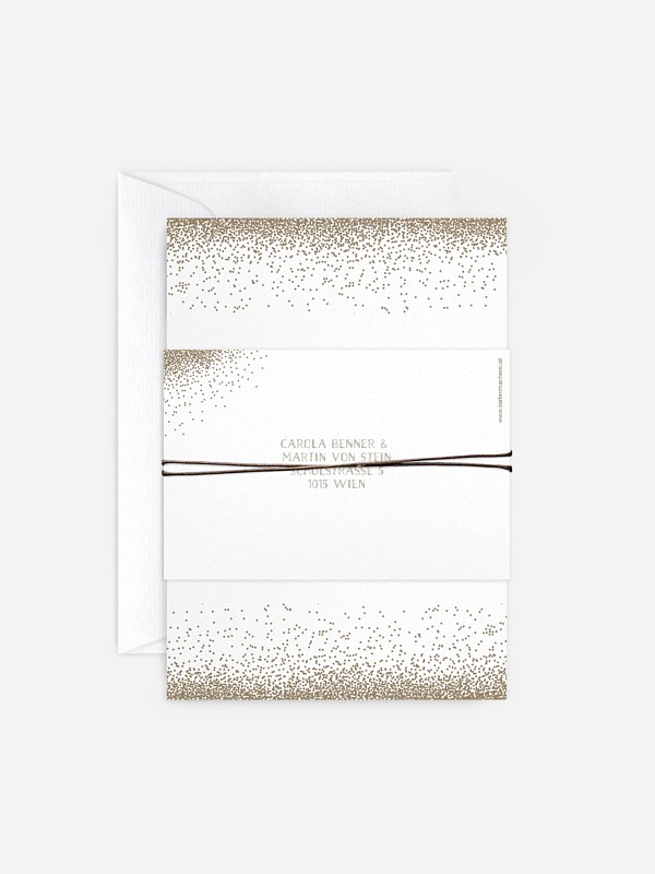 Hochzeitseinladung Glanzvoll