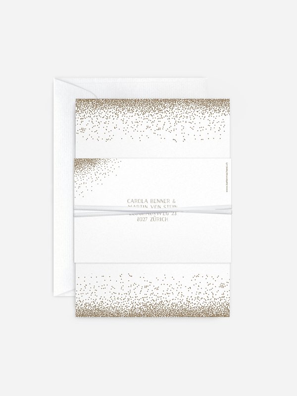 Hochzeitseinladung Glanzvoll