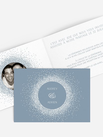 Faire-part mariage Scintillant