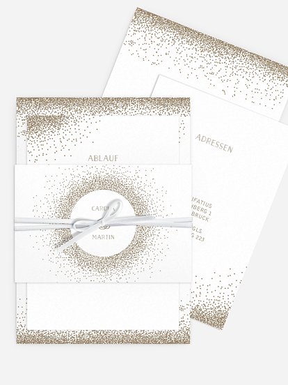 Hochzeitseinladung Glanzvoll
