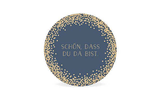 Geschenkaufkleber Hochzeit Glanzvoll