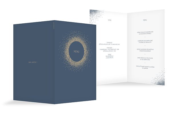 Menu mariage Scintillant