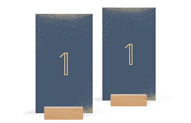 Numéro de table mariage Scintillant