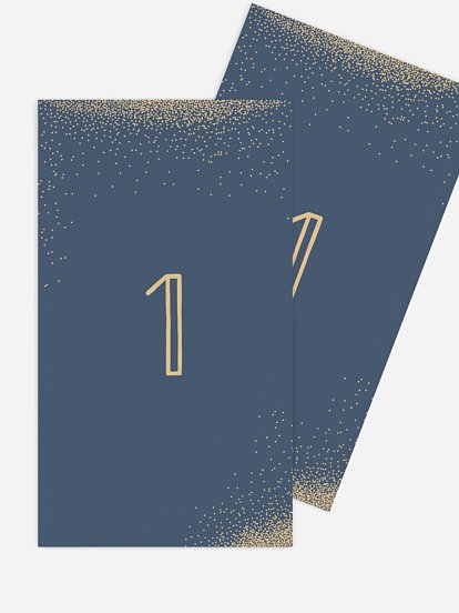 Numéro de table mariage Scintillant