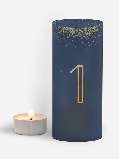 Tischnummer Glanzvoll