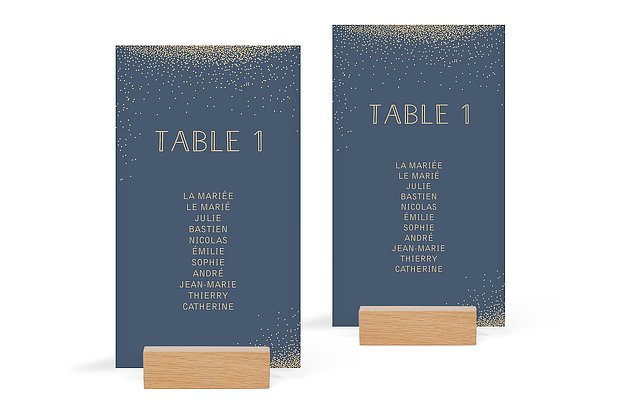 Noms de table mariage  originaux et personnalisables