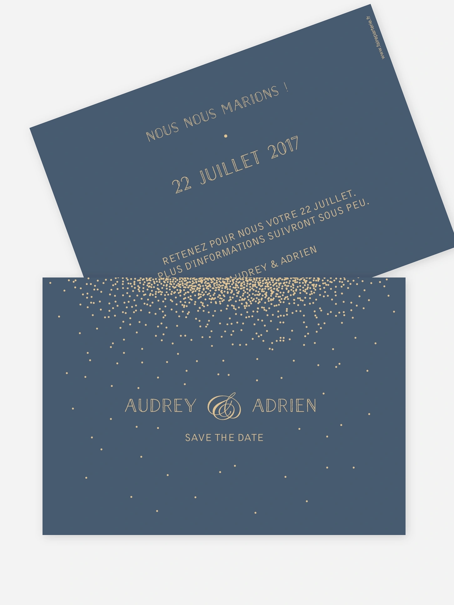 Save the date Scintillant