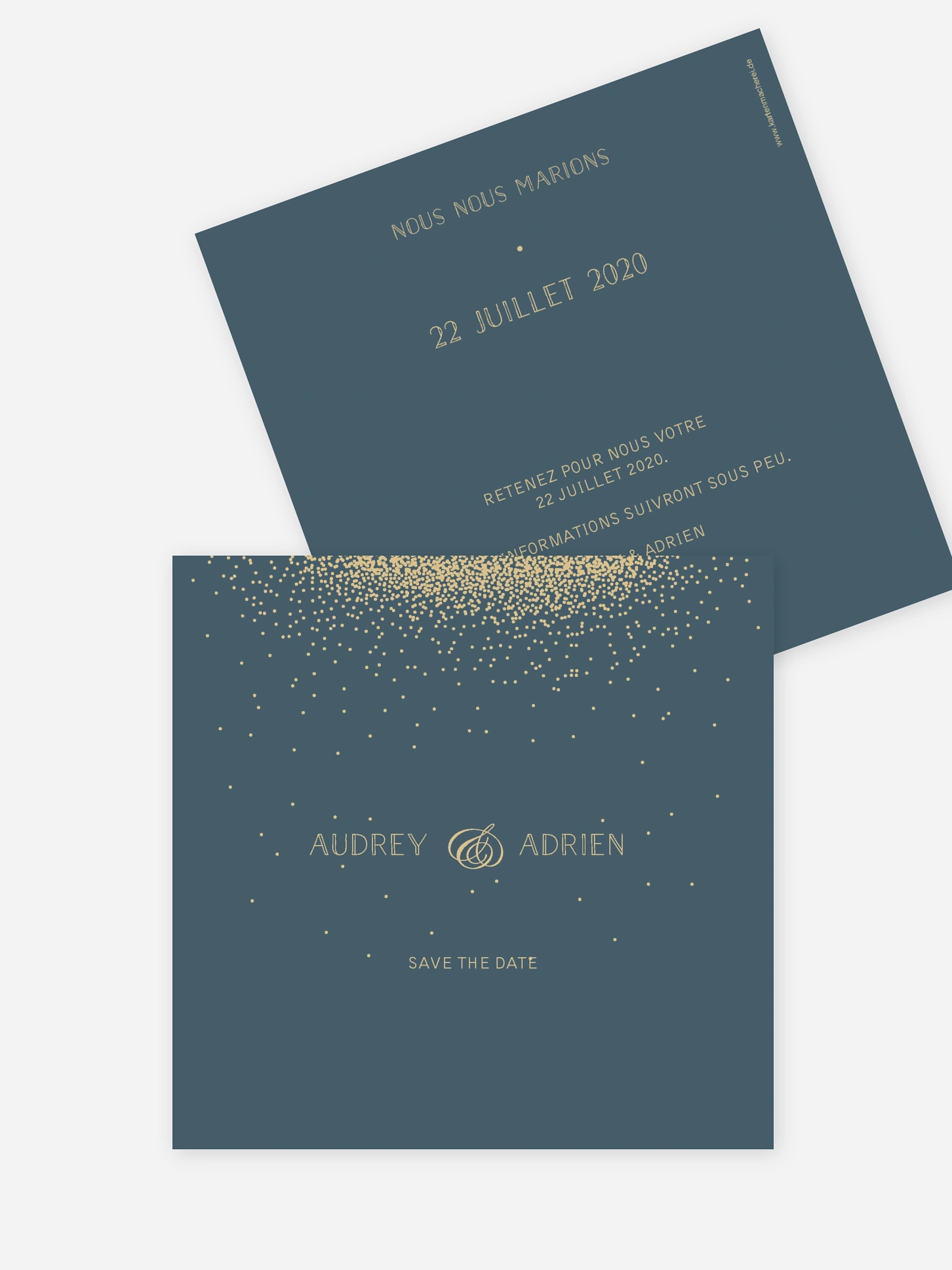 Save the date Scintillant