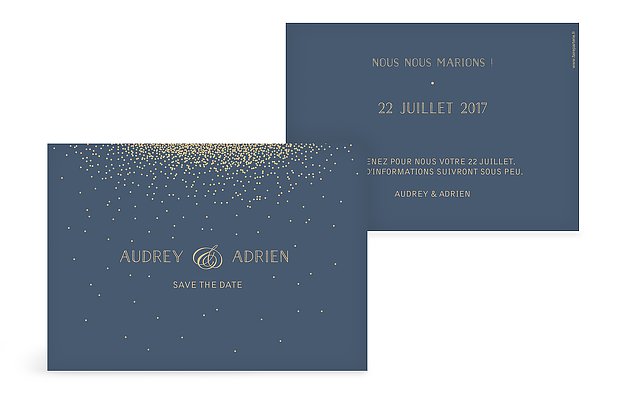 Save the date Scintillant