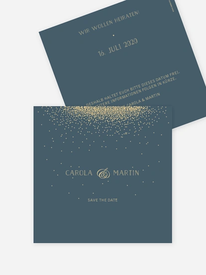 Save-the-Date Karte Glanzvoll