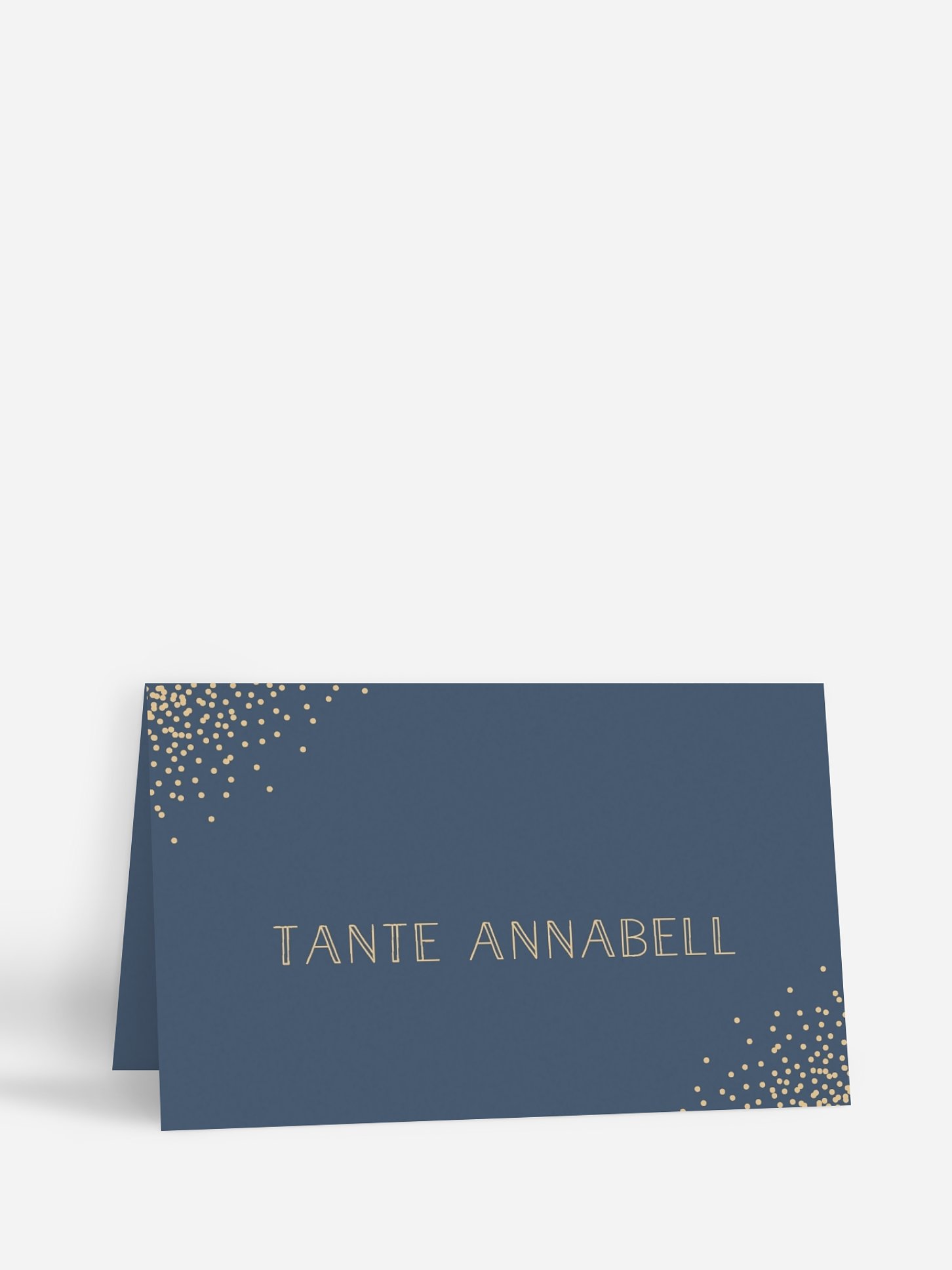 Tischkarte Hochzeit Glanzvoll
