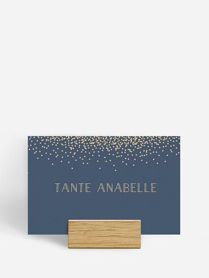 Tischkarte Hochzeit Glanzvoll