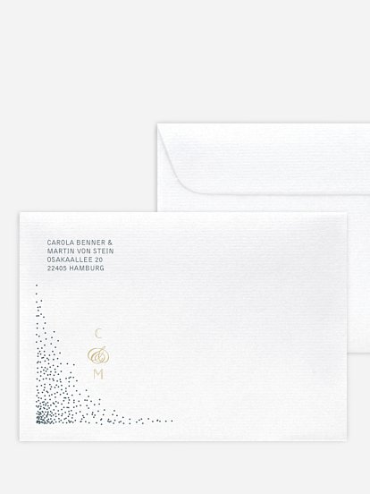 Briefumschlag mit Motiv Glanzvoll