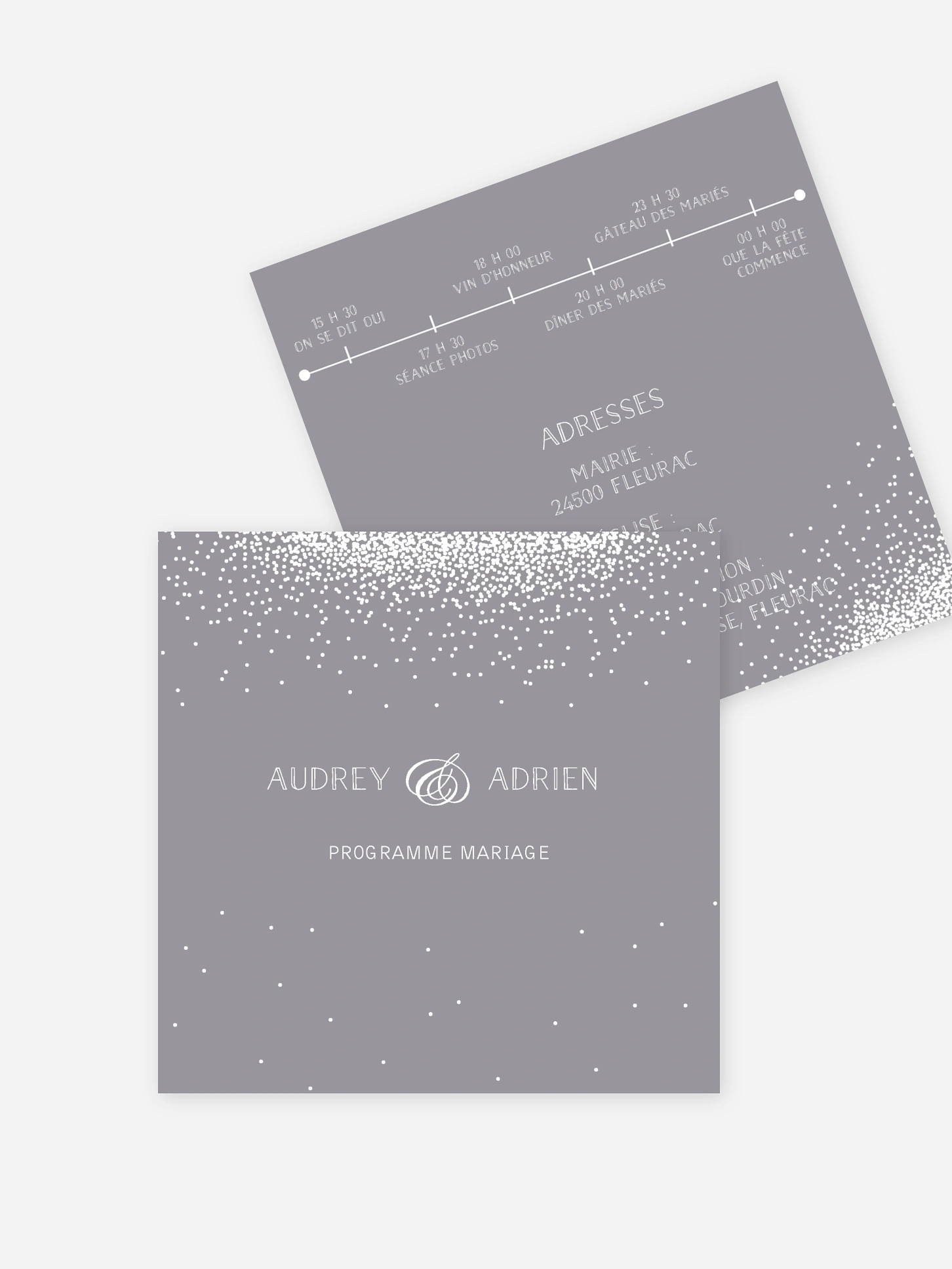 Programme mariage Scintillant