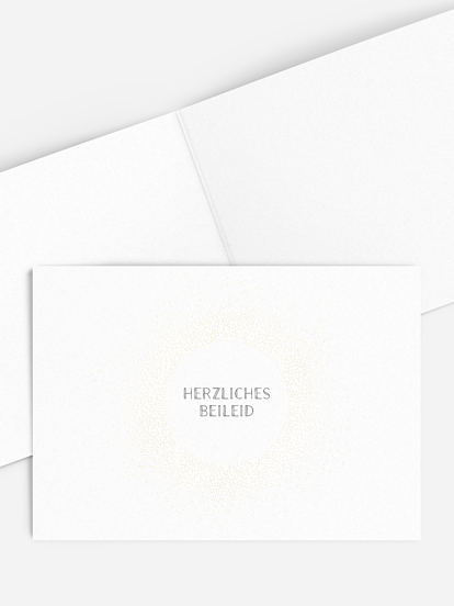 Grußkarte Glanzvoll Premium