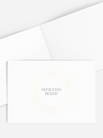 Grußkarte Glanzvoll Premium