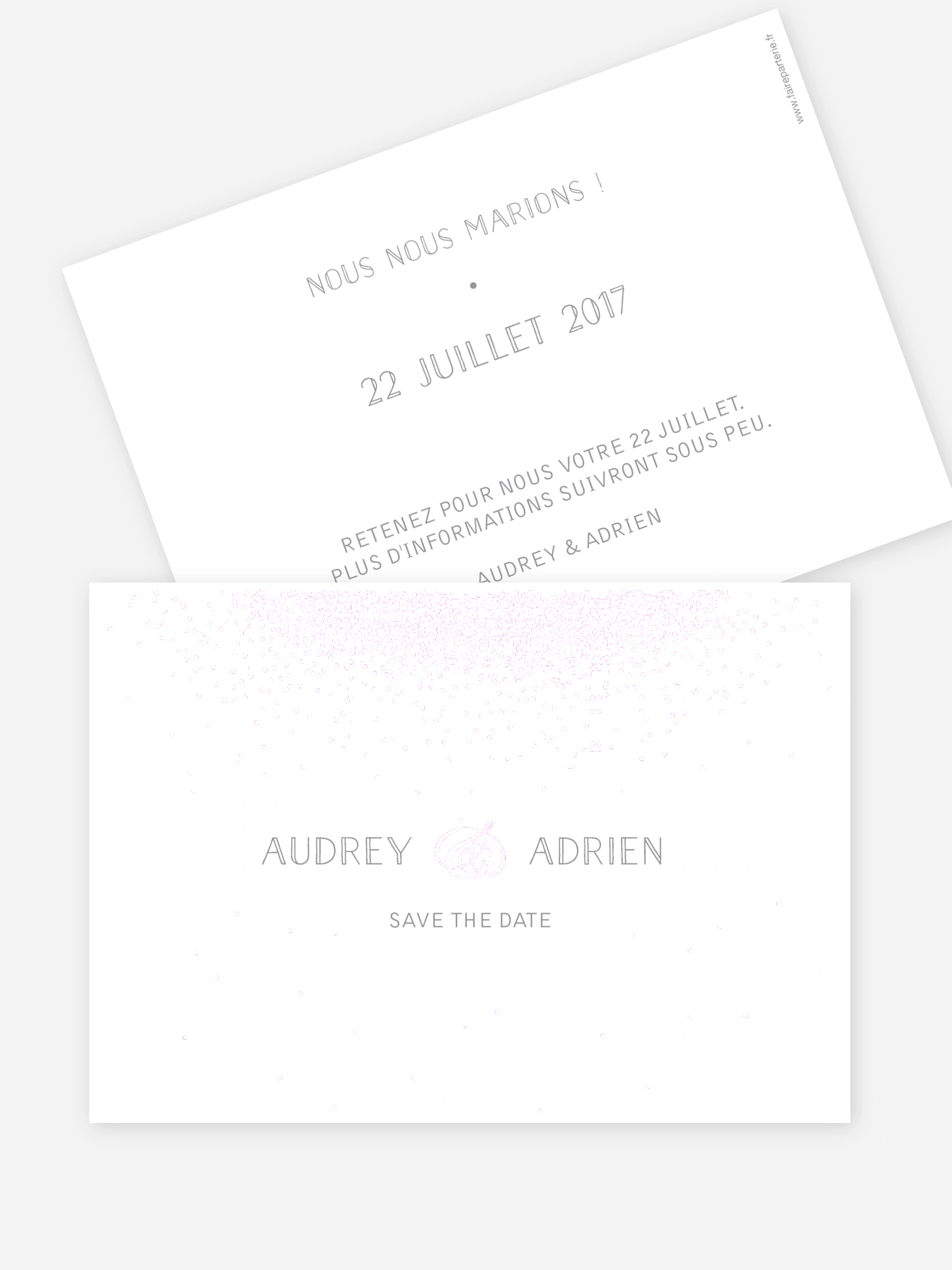 Save the date Scintillant Premium