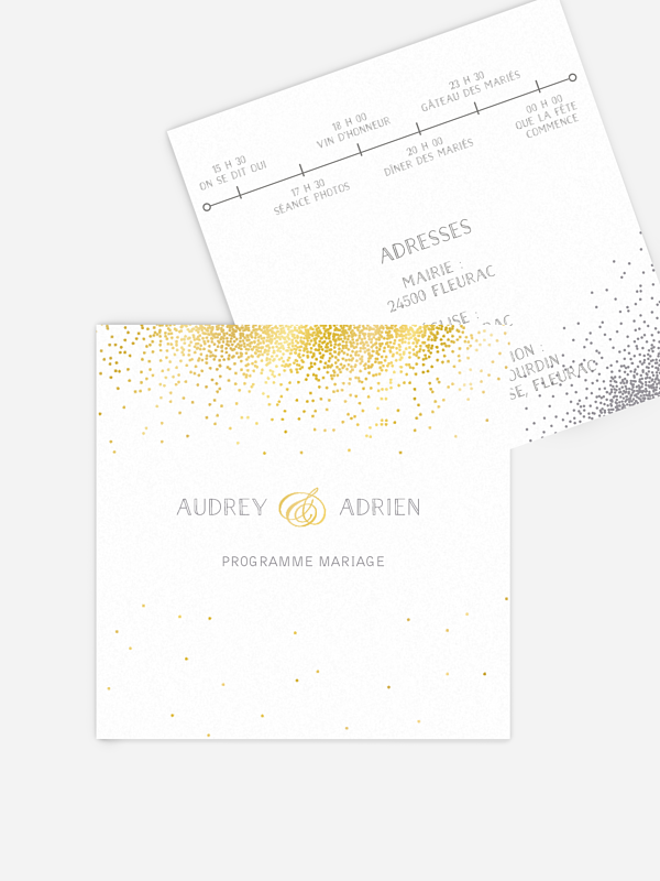 Programme mariage Scintillant premium