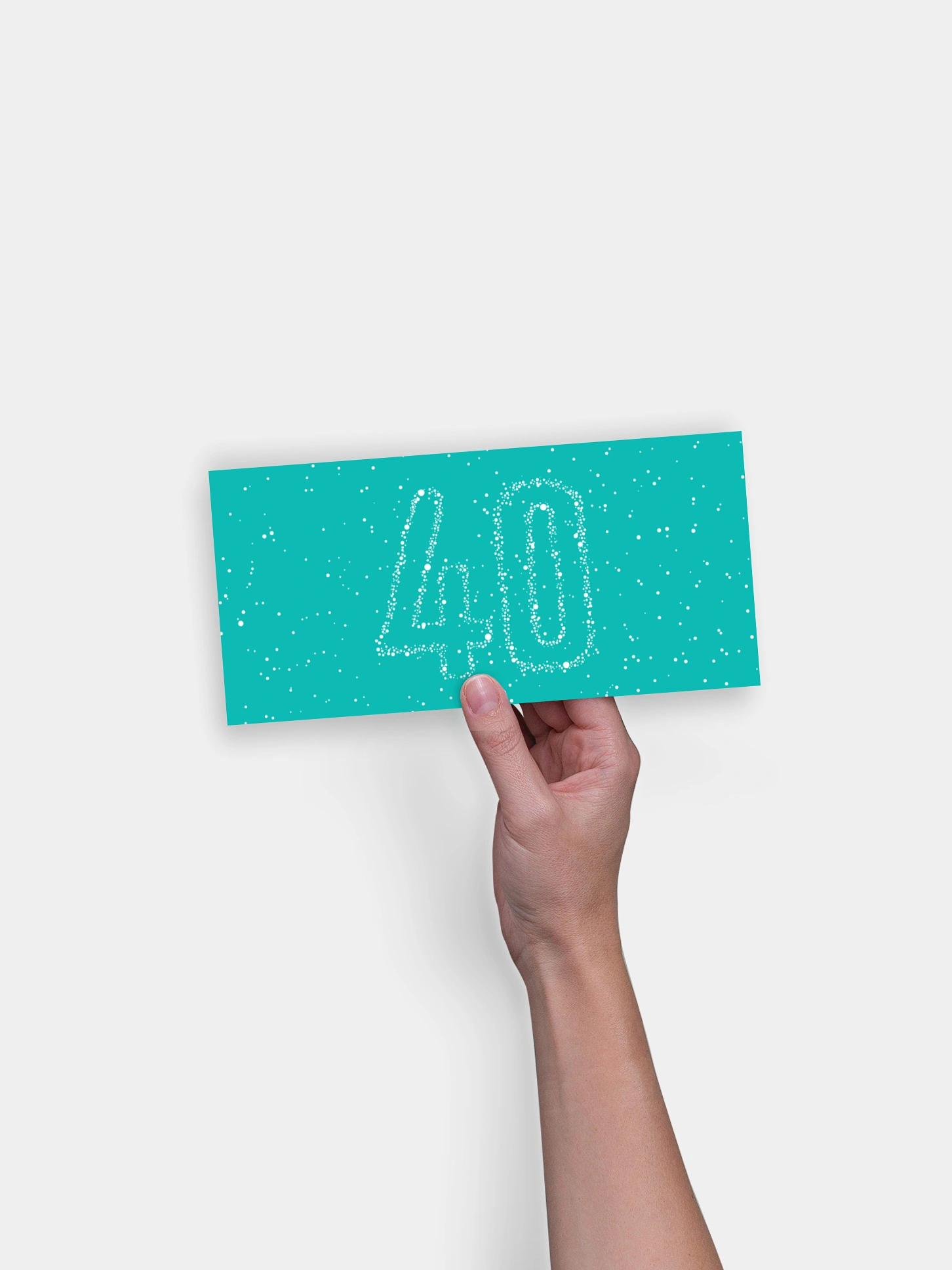 Einladung 40. Geburtstag Sternenzahl