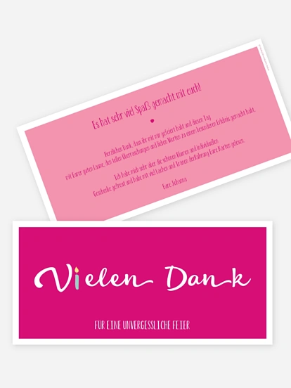 Dankeskarte Geburtstag Kerzlich