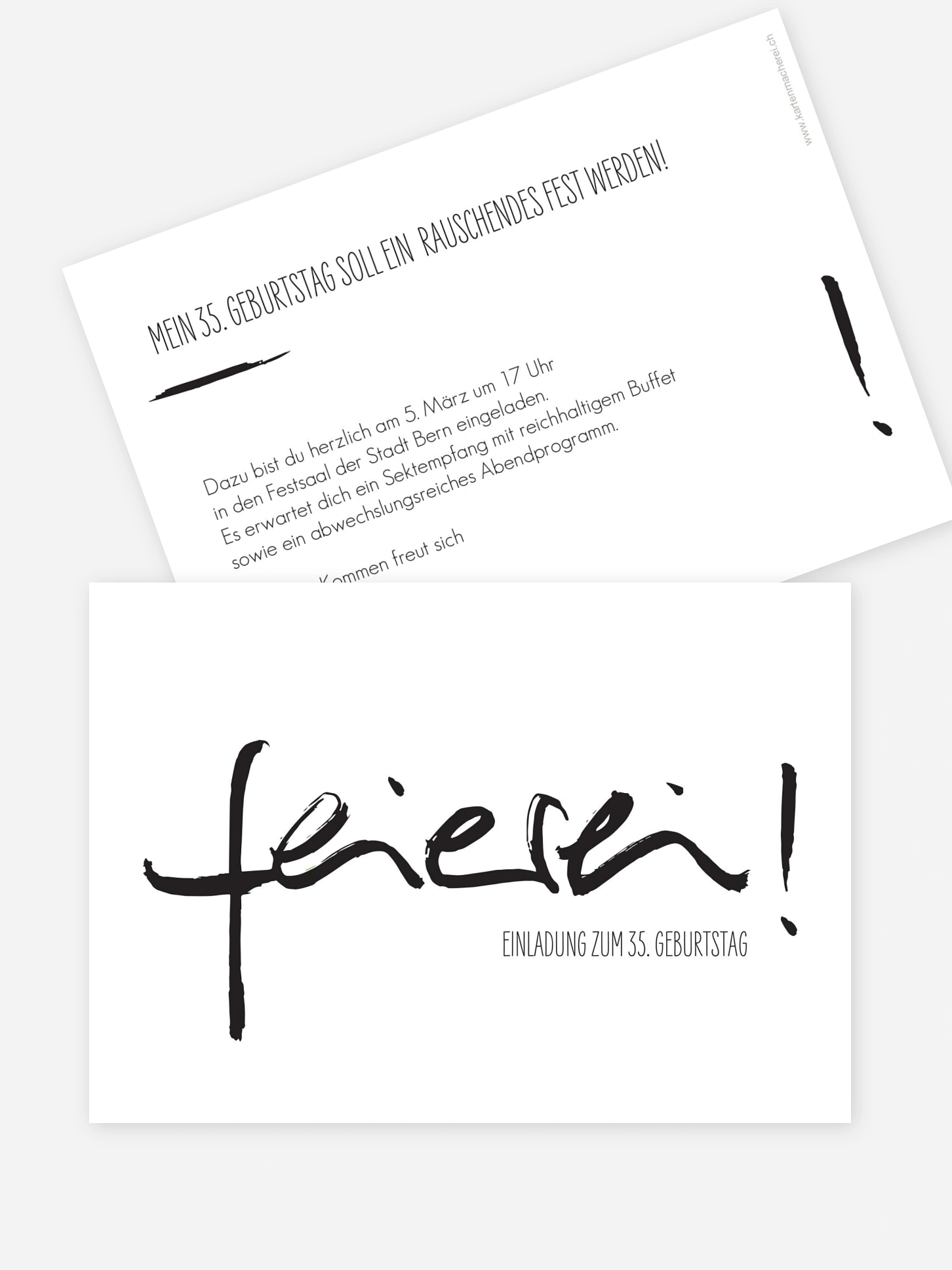 Geburtstagseinladung Feierei