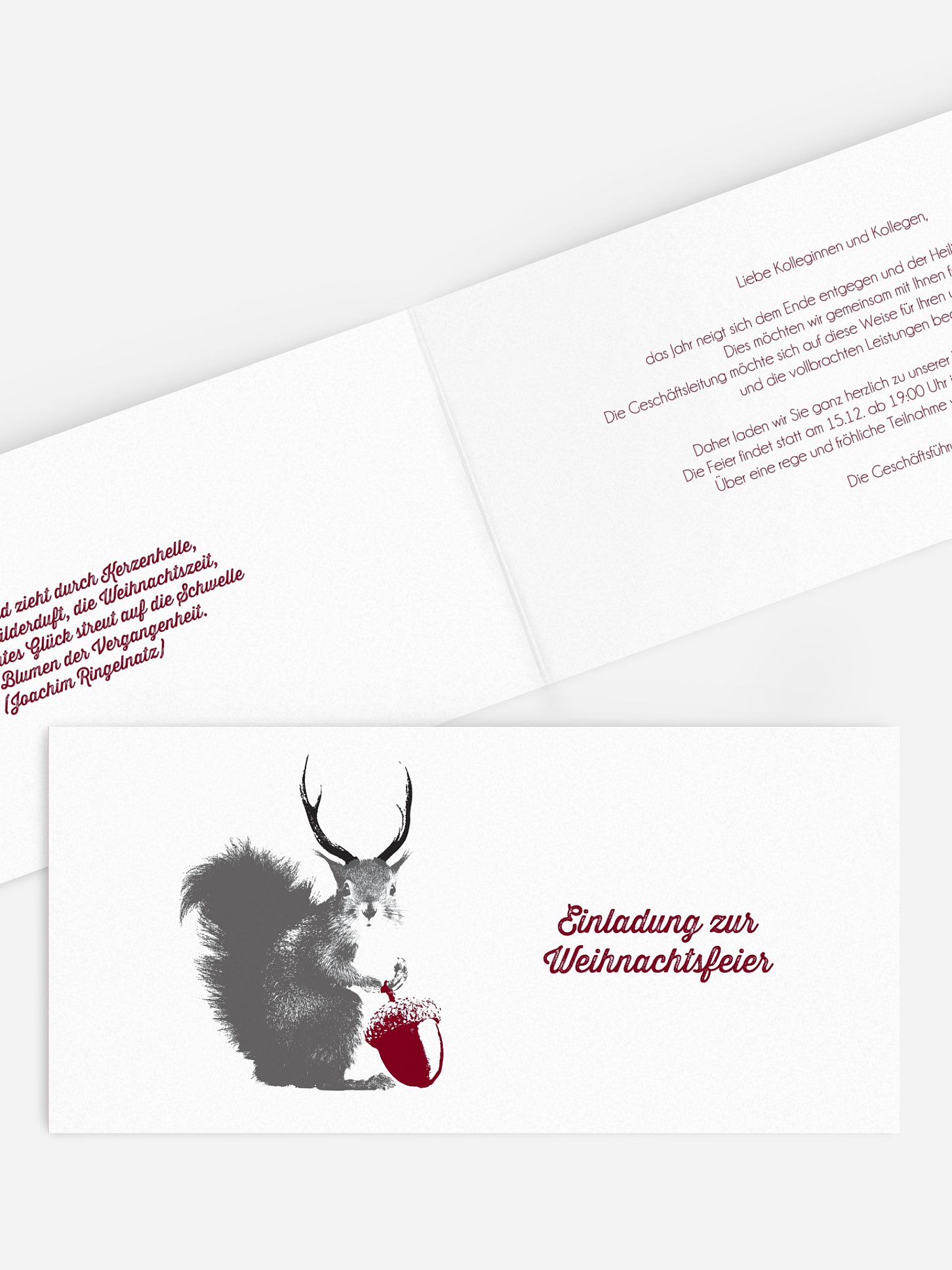 Weihnachtsfeier Wolpertinger
