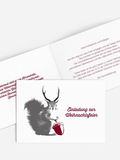 Weihnachtsfeier Wolpertinger