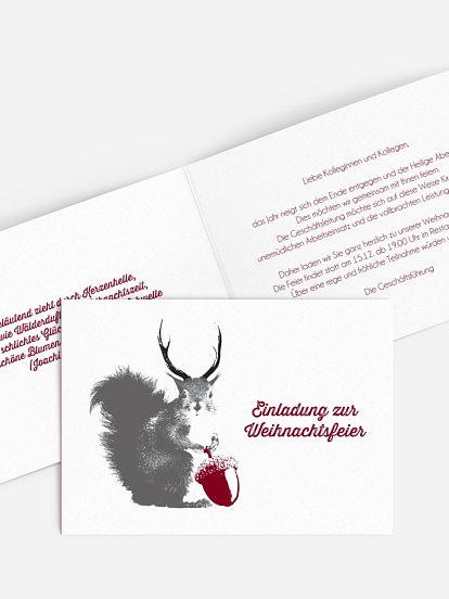 Weihnachtsfeier Wolpertinger