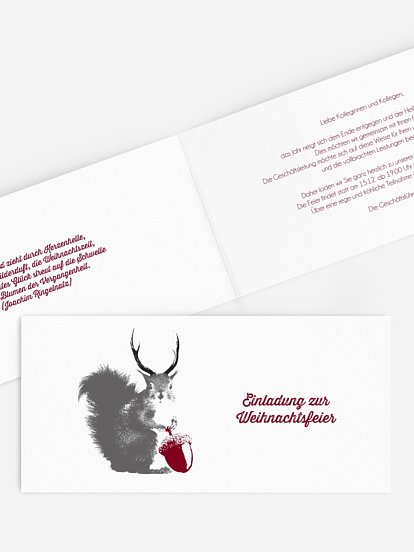 Einladungen Zur Weihnachtsfeier Stilvolle Einladungskarten