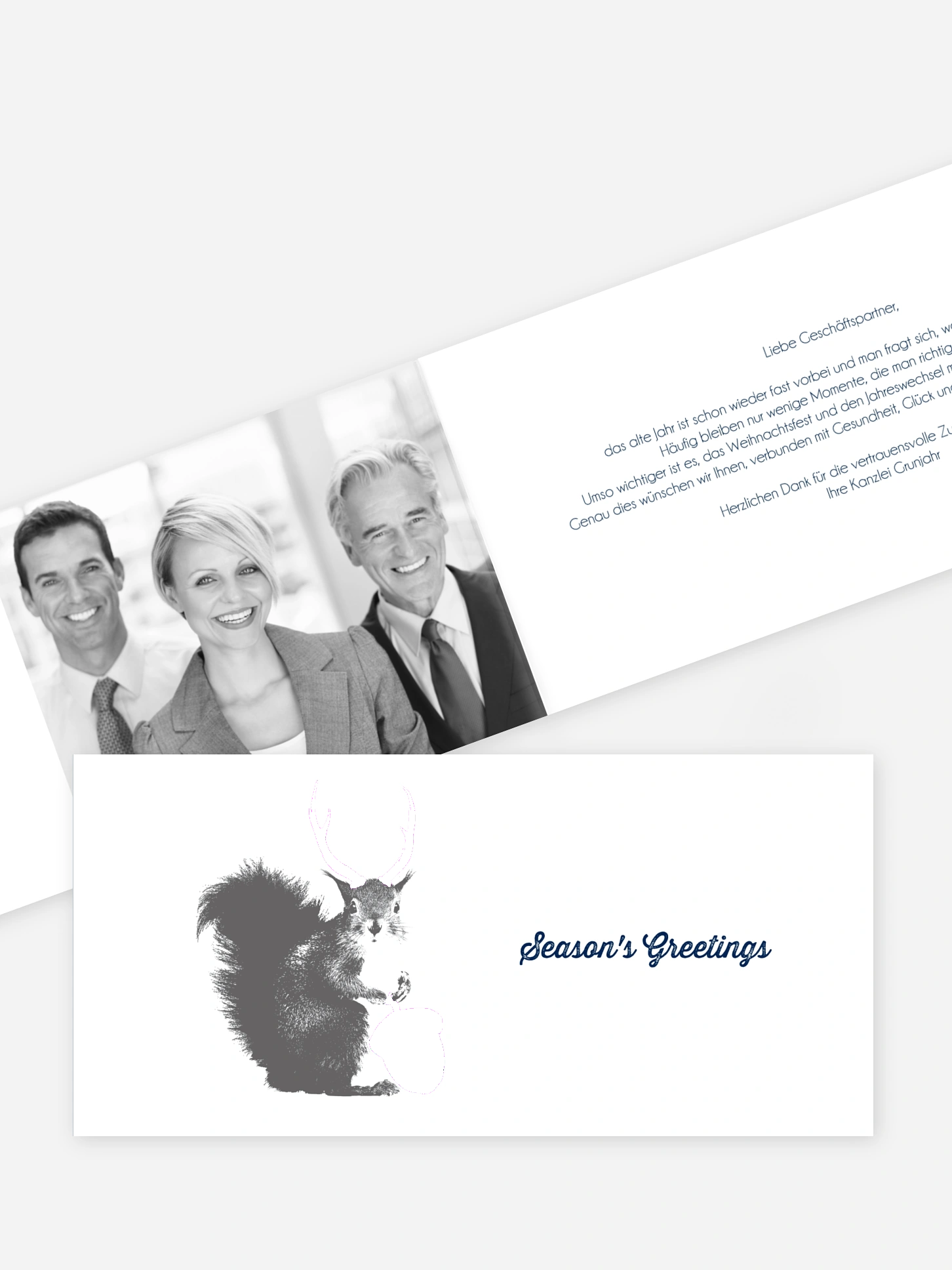 Premium-Weihnachtskarte Wolpertinger