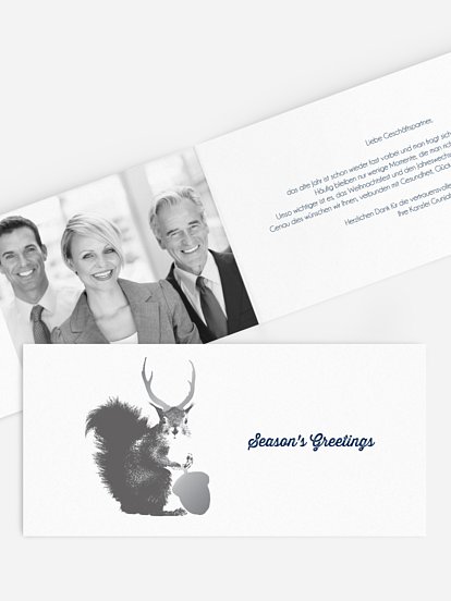 Premium-Weihnachtskarte Wolpertinger