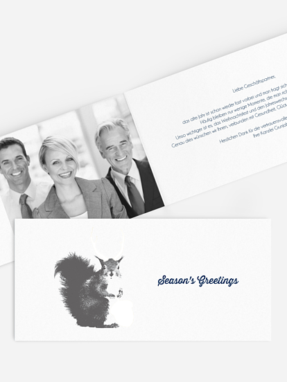 Premium-Weihnachtskarte Wolpertinger