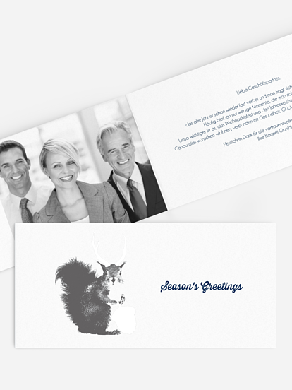 Premium-Weihnachtskarte Wolpertinger